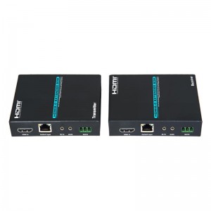 Przedłużacz HDMI V2.0 60m Ponad pojedynczy kabel cat5e \/ 6 Obsługa 4Kx2K @ 60Hz HDCP2.2 Kaskada wielu odbiorników