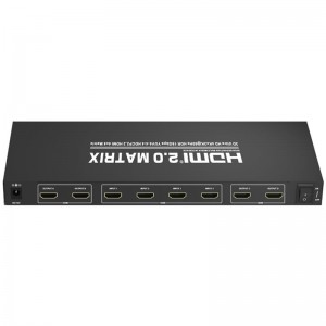 Obsługa matrycy V2.0 HDMI 4x4 Ultra HD 4Kx2K @ 60Hz HDCP2.2 18 Gb \/ s
