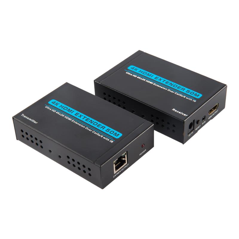 V1.4 4K HDMI Extender 50m przez pojedynczy kabel cat5e \/ 6 Obsługa Ultra HD 4Kx2K \/ 30Hz