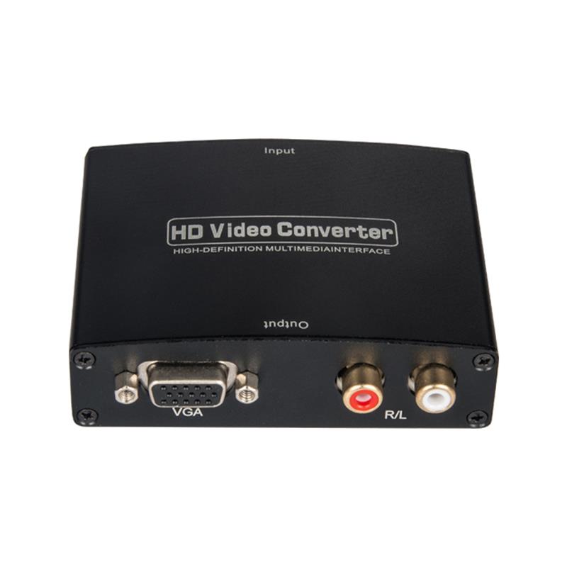 Konwerter audio HDMI TO VGA + R \/ L AUDIO 1080P