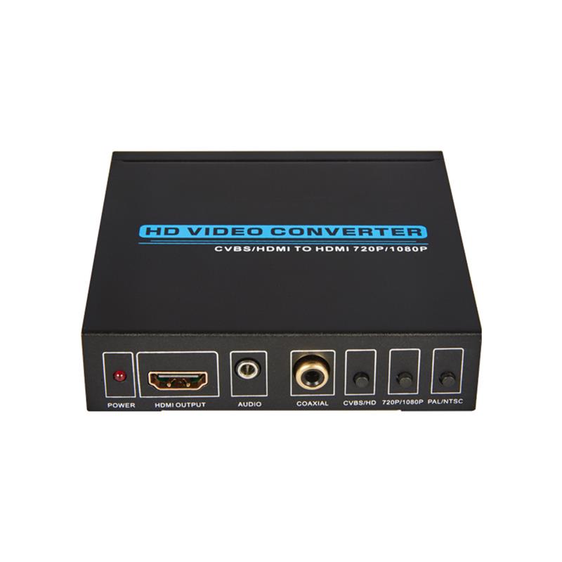 AV \/ CVBS + HDMI TO HDMI CONVERTER UP SCALER (720P \/ 1080P)