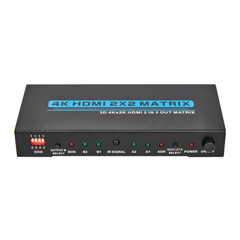 V1.4 4K \/ 30Hz HDMI 2x2 Matrix z obsługą EDID 3D Ultra HD 4Kx2K