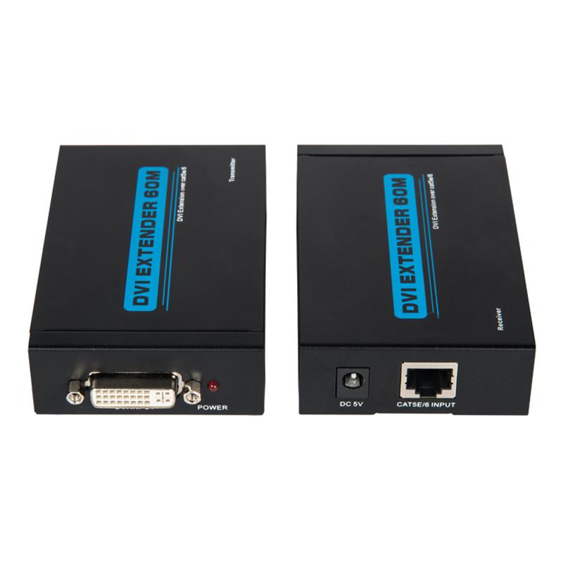 Przedłużacz DVI V1.3 1080P nad pojedynczym cat5e \/ 6 Do 60m