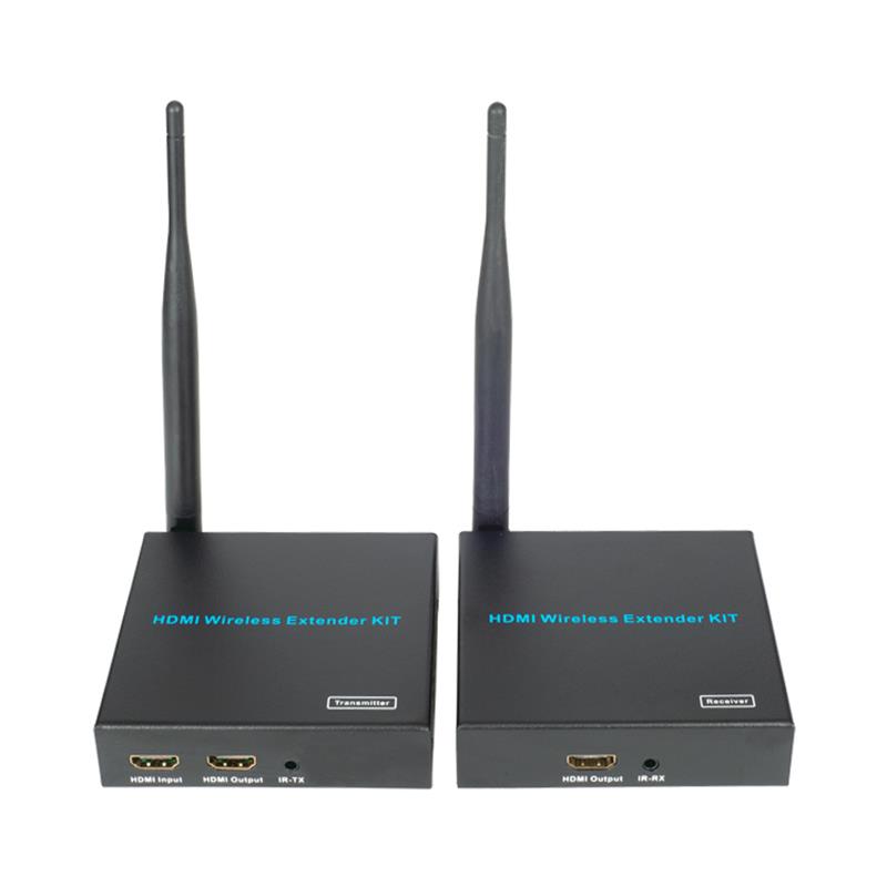 Bezprzewodowy przedłużacz HDMI 100M przez WIFI Obsługa 3D Full HD 1080P