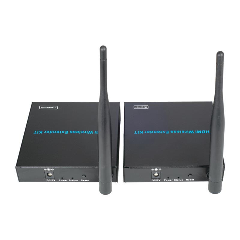 Bezprzewodowy przedłużacz HDMI 100M przez WIFI Obsługa 3D Full HD 1080P