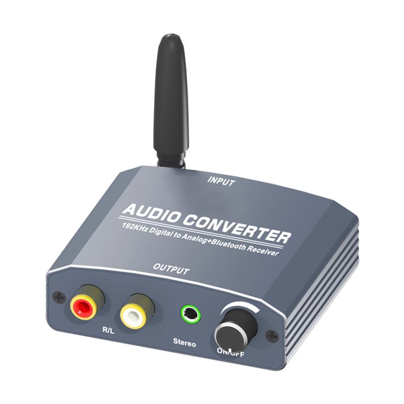 Przetwornik cyfrowo-analogowy audio z obsługą odbiornika Bluetooth 192 kHz